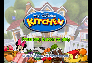 My Disney Kitchen Title Screen